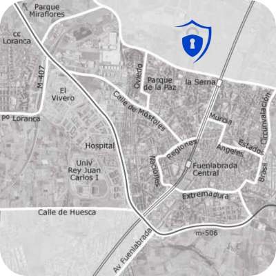 Zonas cerca de trabajo en Fuenlabrada