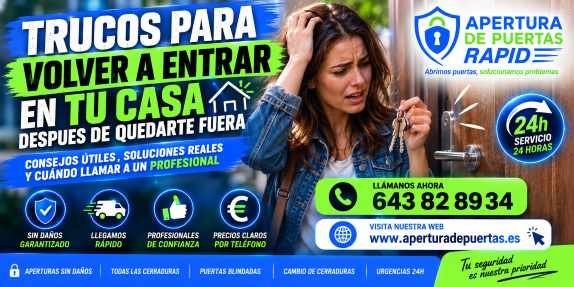 Trucos para volver a entrar en tu casa después de quedarte fuera